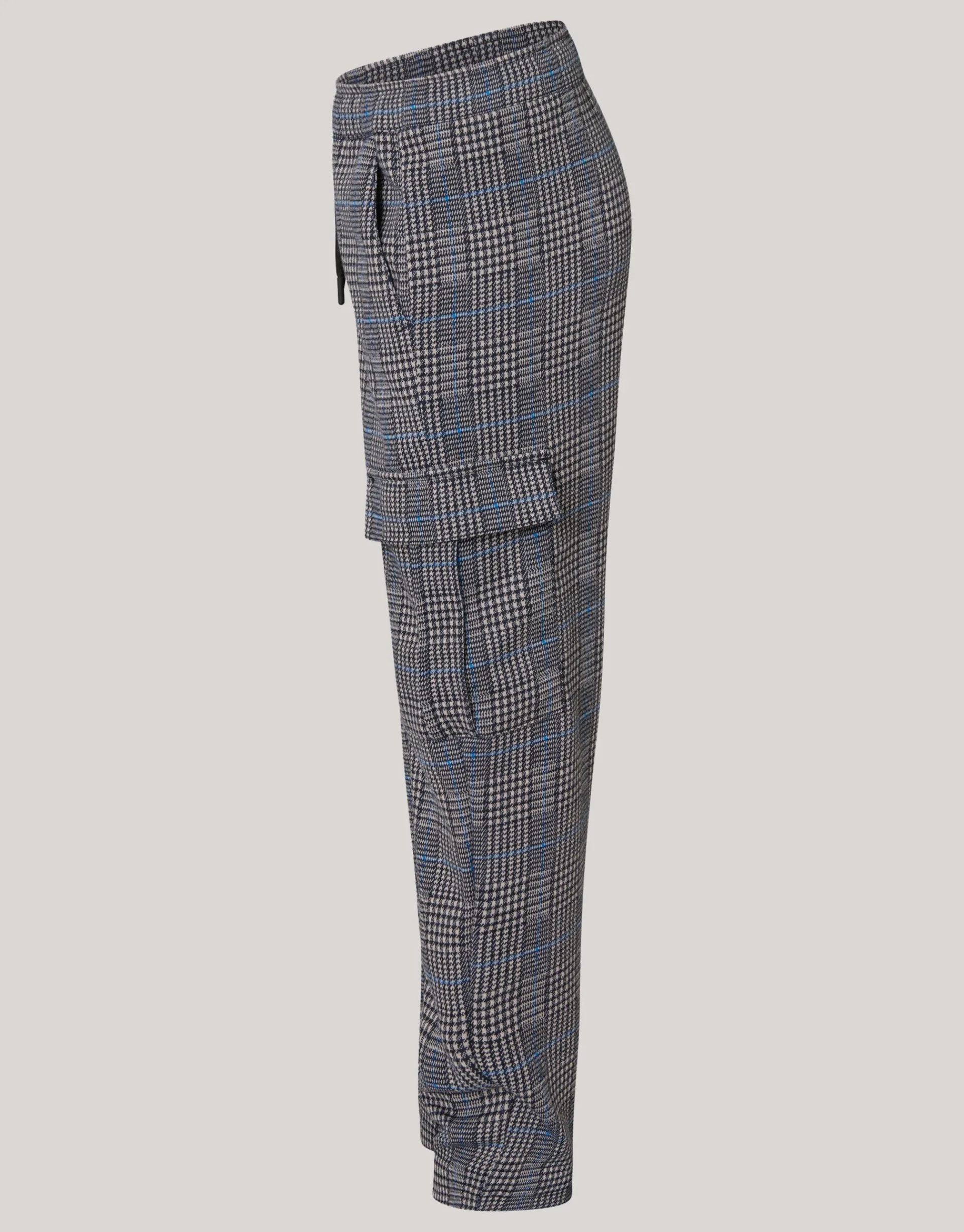 Shoeby Cargo Broek Ruiten Donkerblauw< Broeken