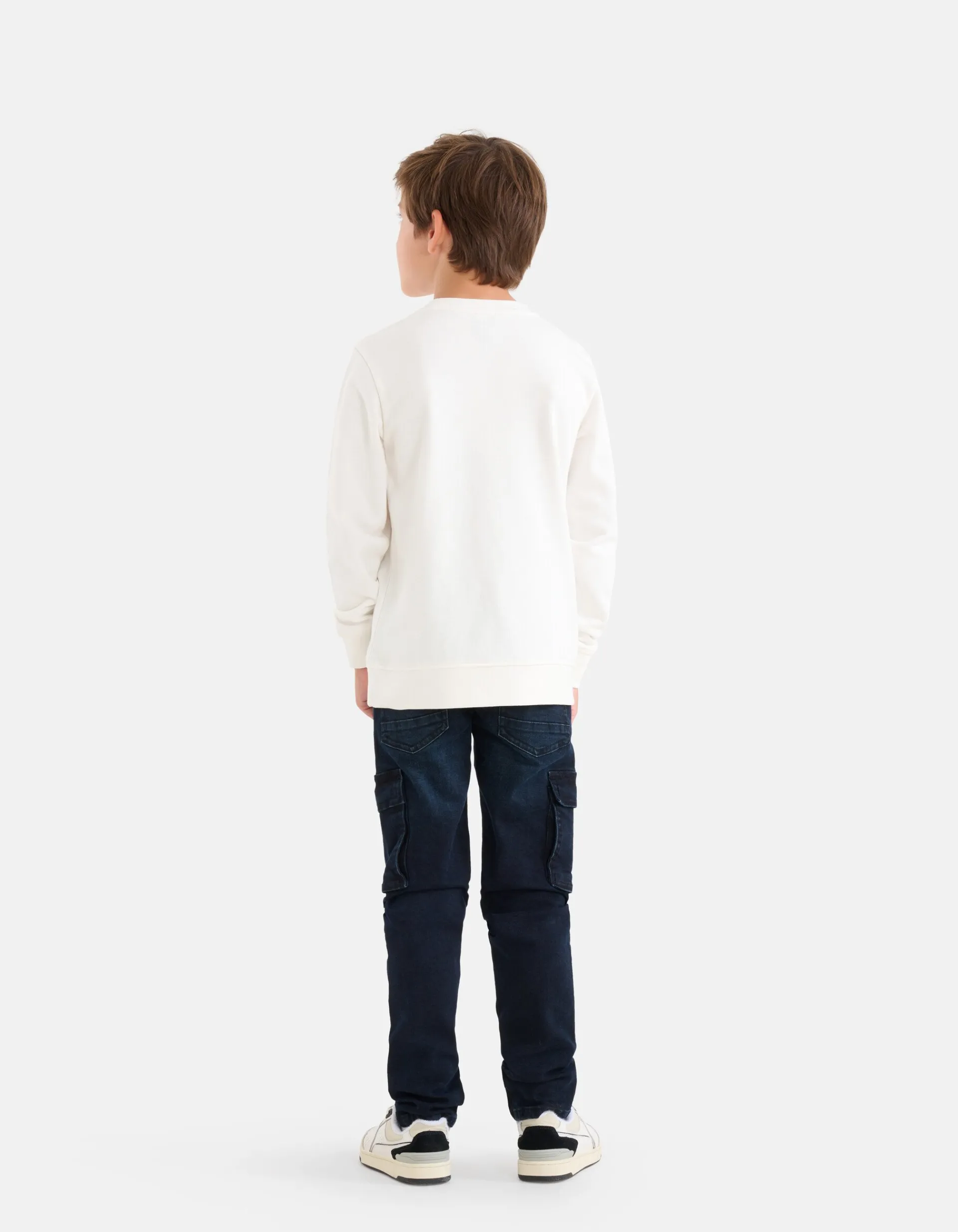 Shoeby Cargo Jeans Blauw/Zwart< Jeans