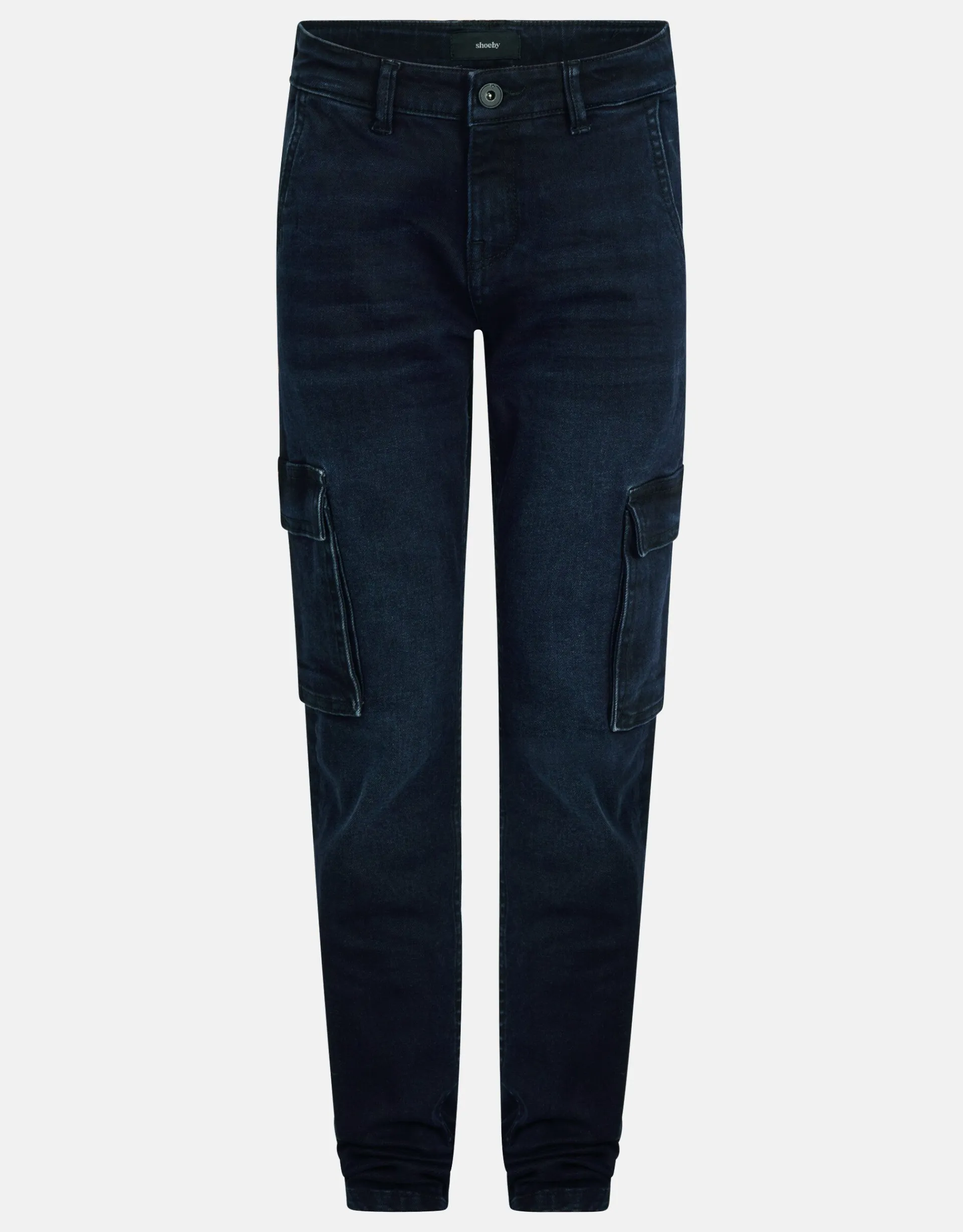 Shoeby Cargo Jeans Blauw/Zwart< Jeans