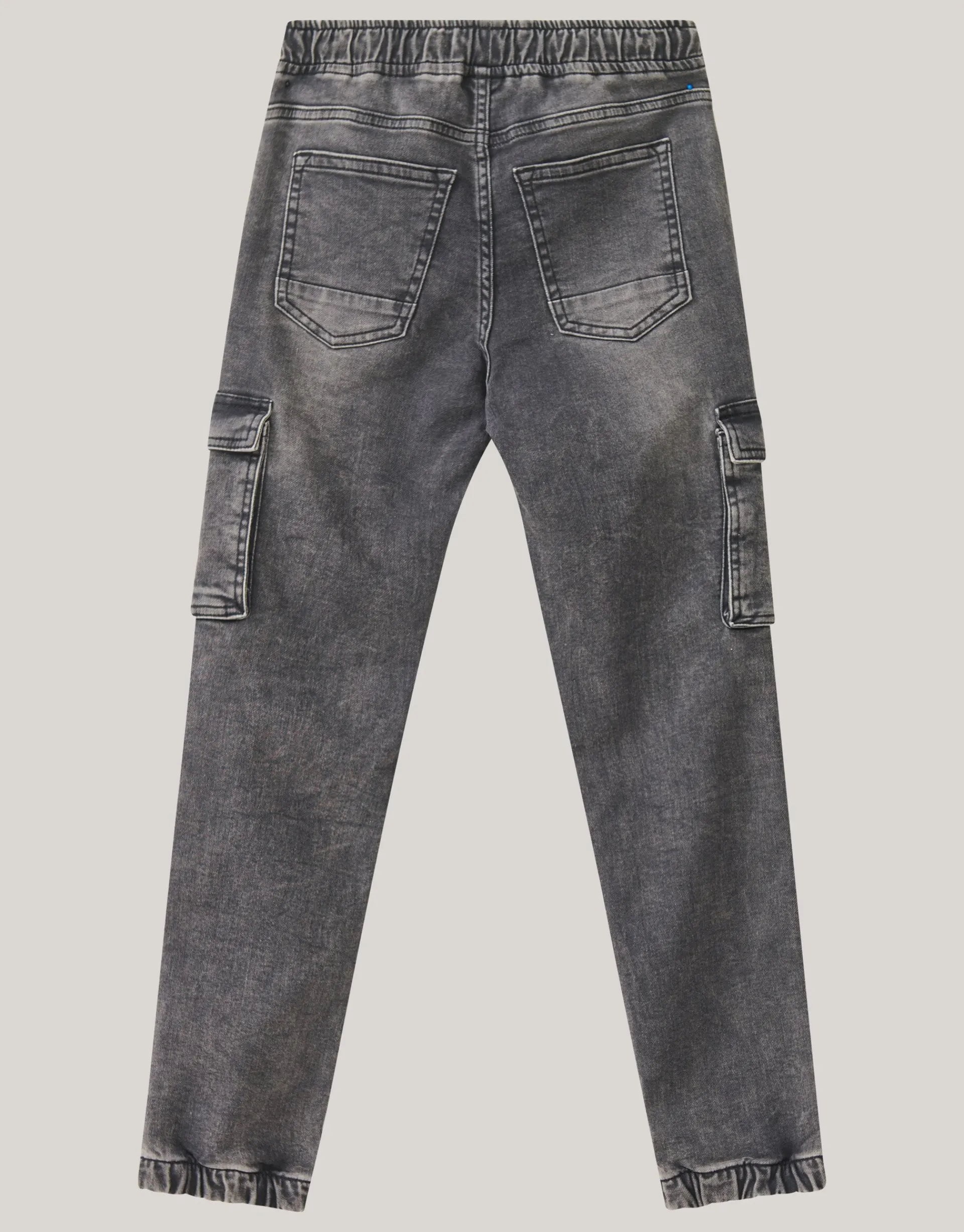 Shoeby Cargo Jog Broek Donkergrijs< Jeans