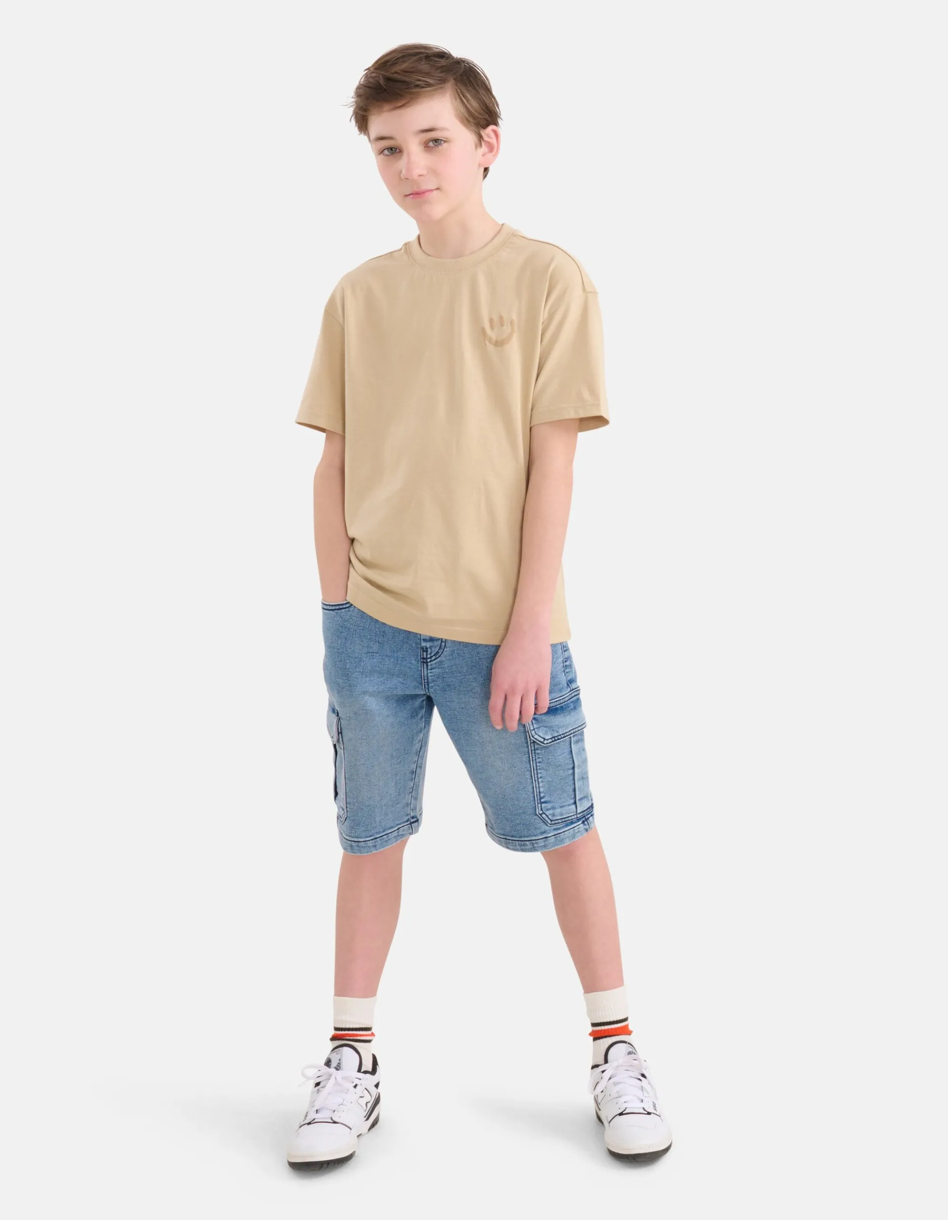 Shoeby Cargo Jog Denim Short< Shorts