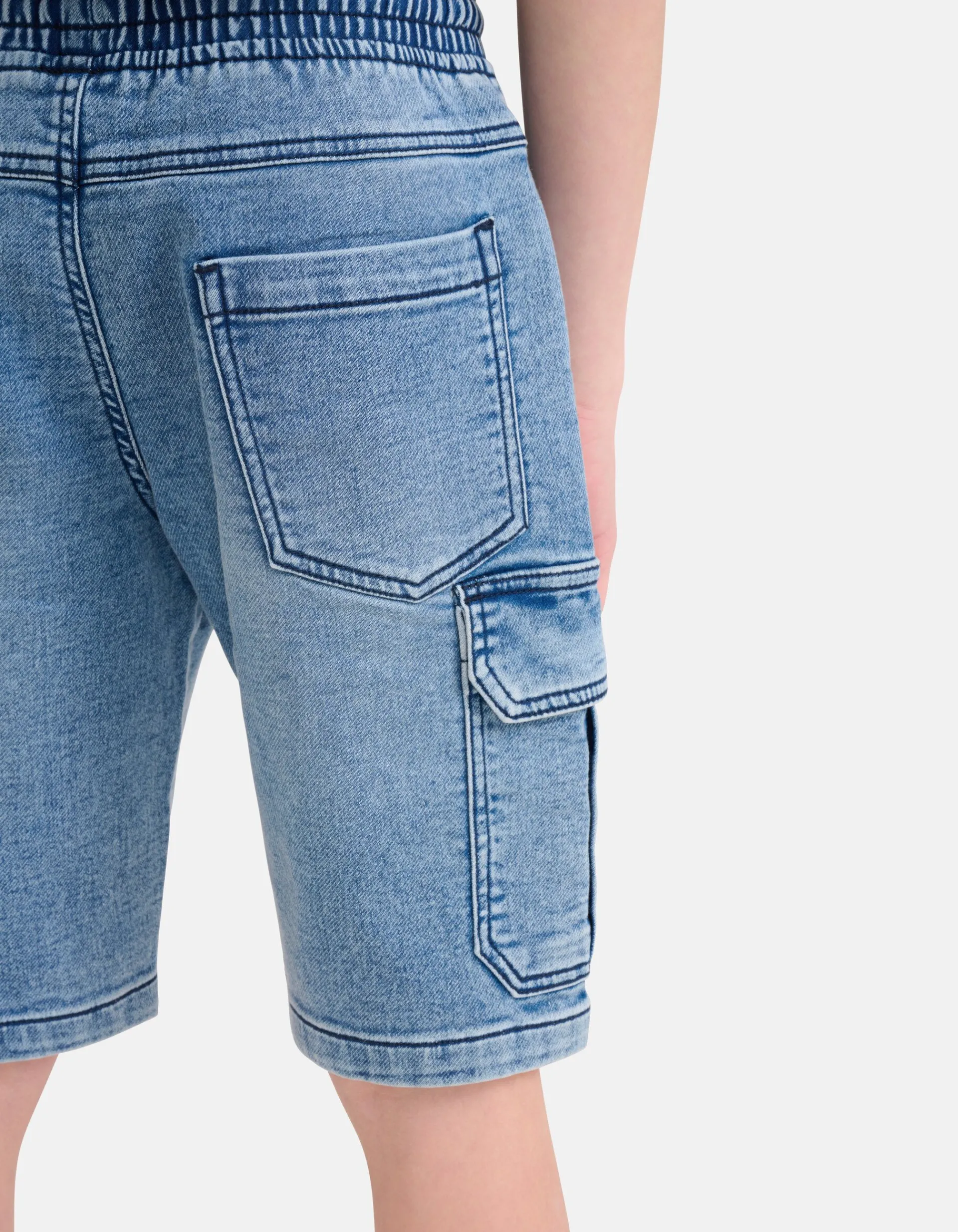 Shoeby Cargo Jog Denim Short< Shorts