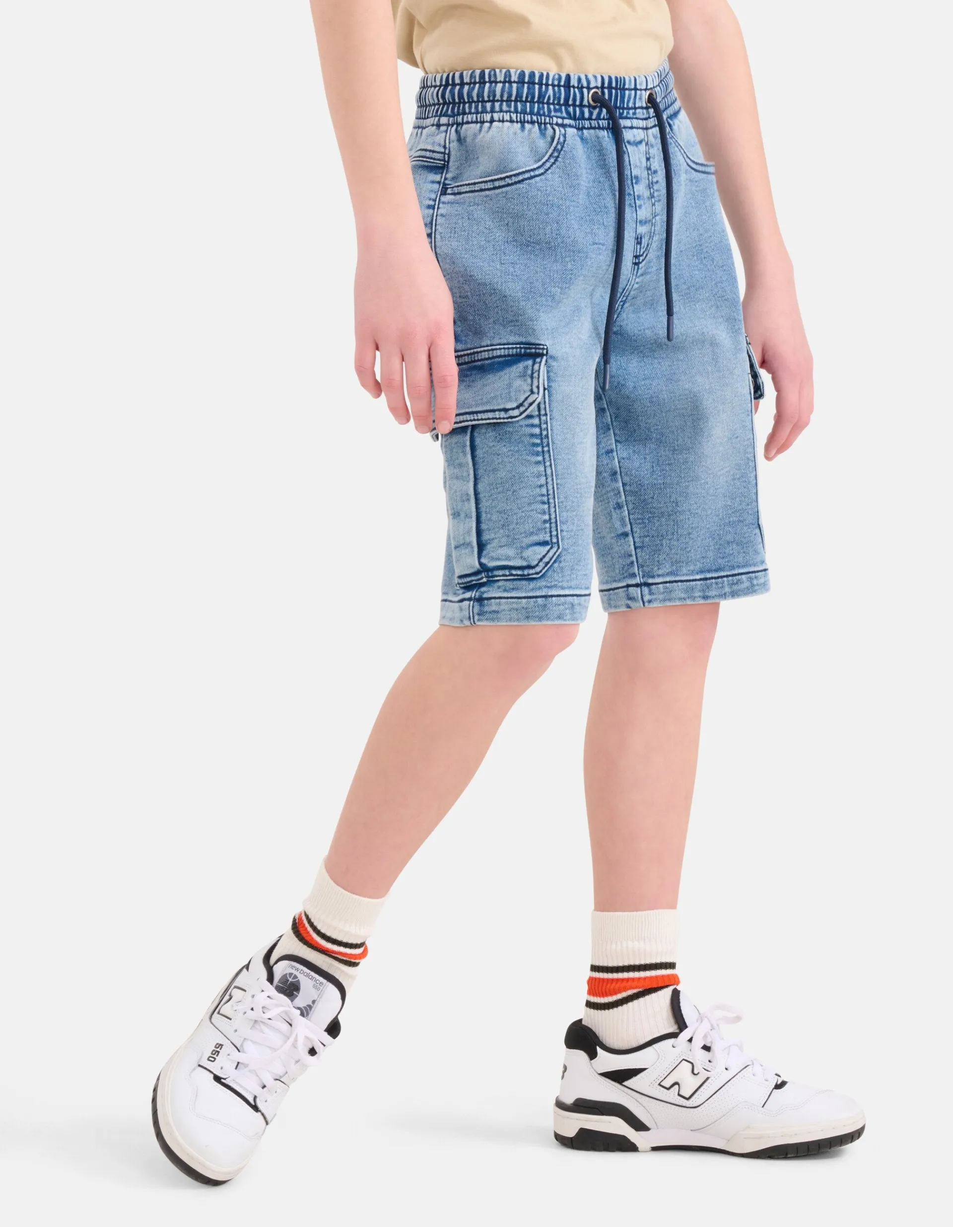 Shoeby Cargo Jog Denim Short< Shorts