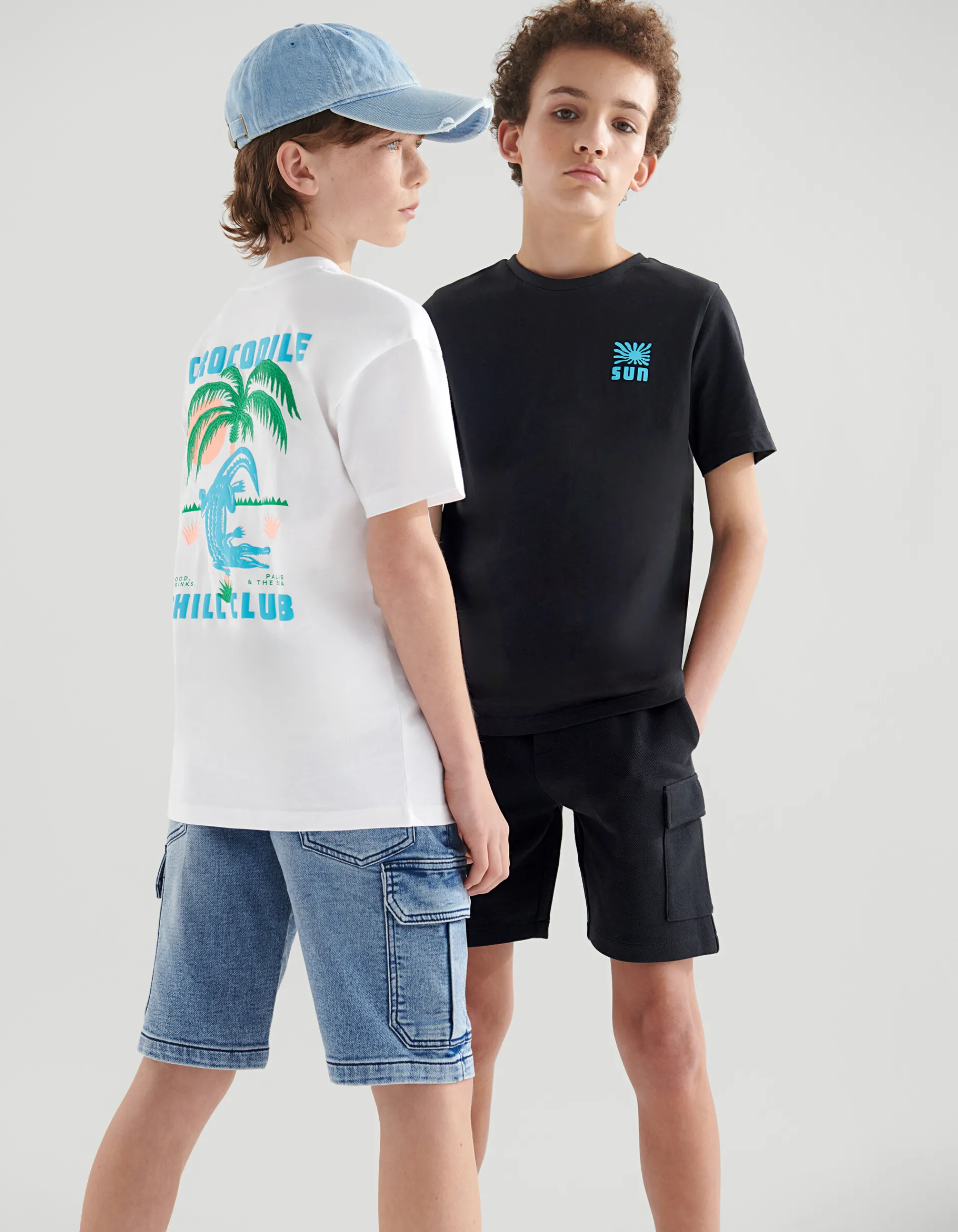 Shoeby Cargo Jog Denim Short< Shorts