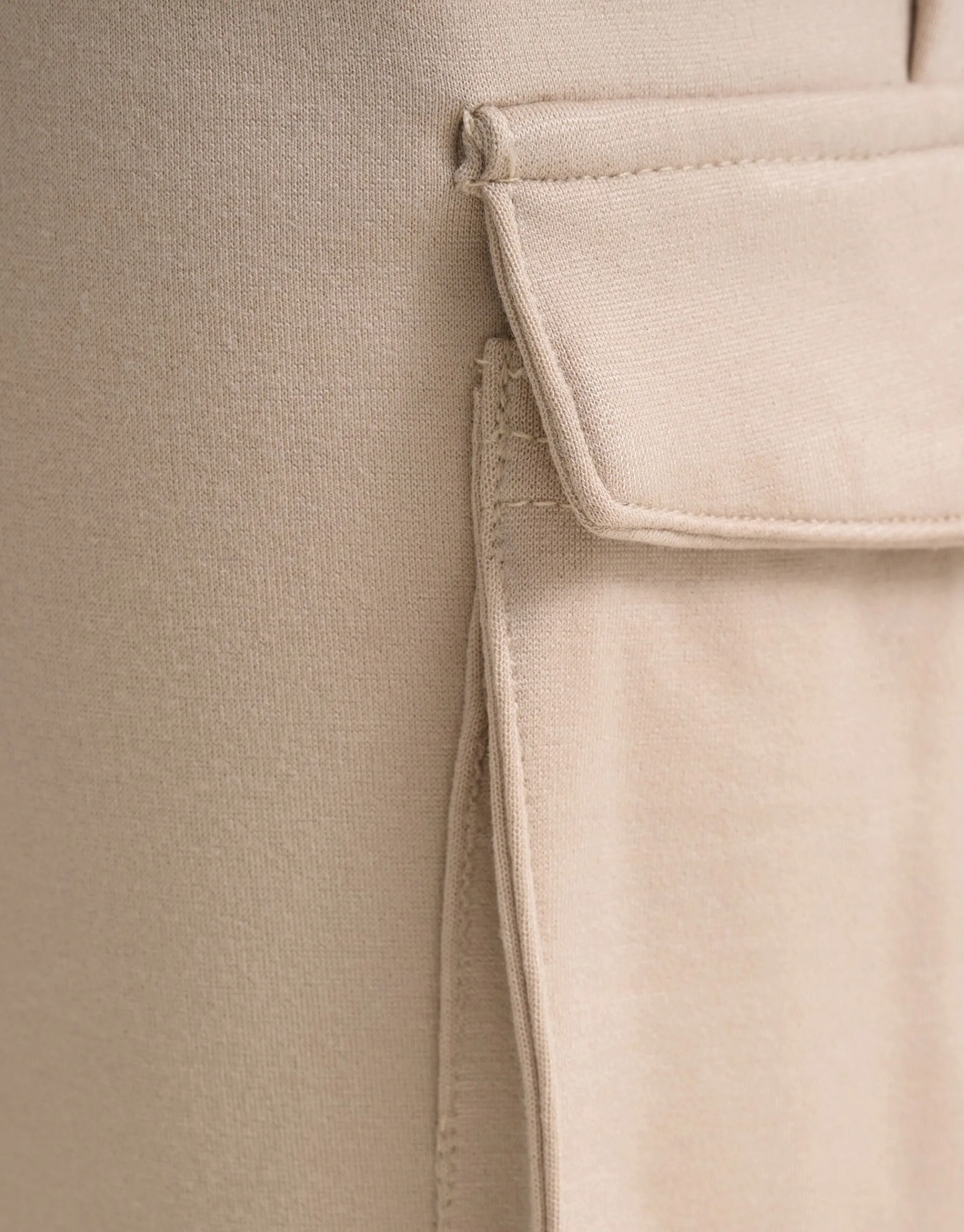 Shoeby Cargo Jogger Beige< Broeken