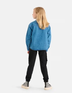 Shoeby Cargo Jogger Zwart< Broeken