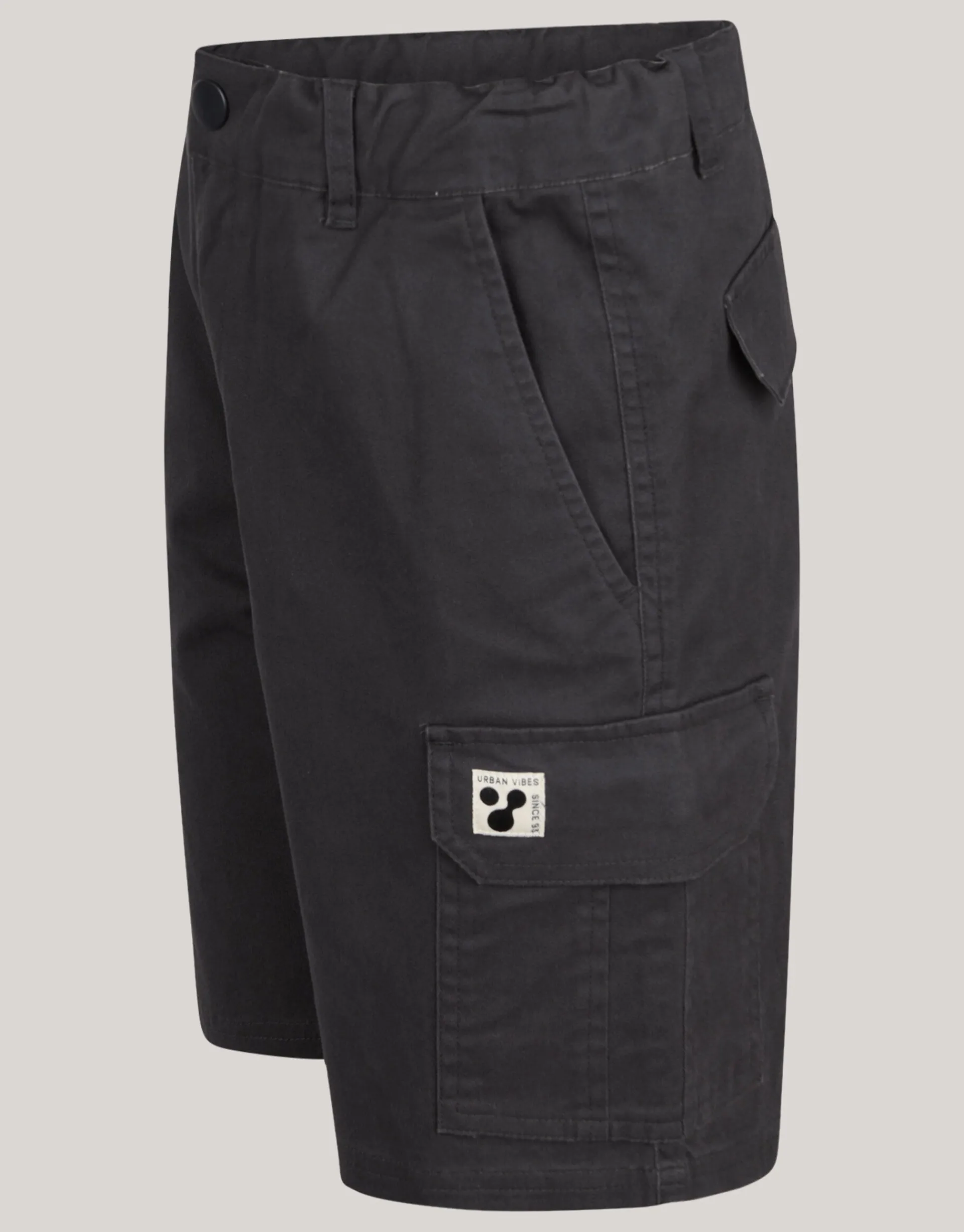 Shoeby Cargo Short Donkergrijs< Shorts