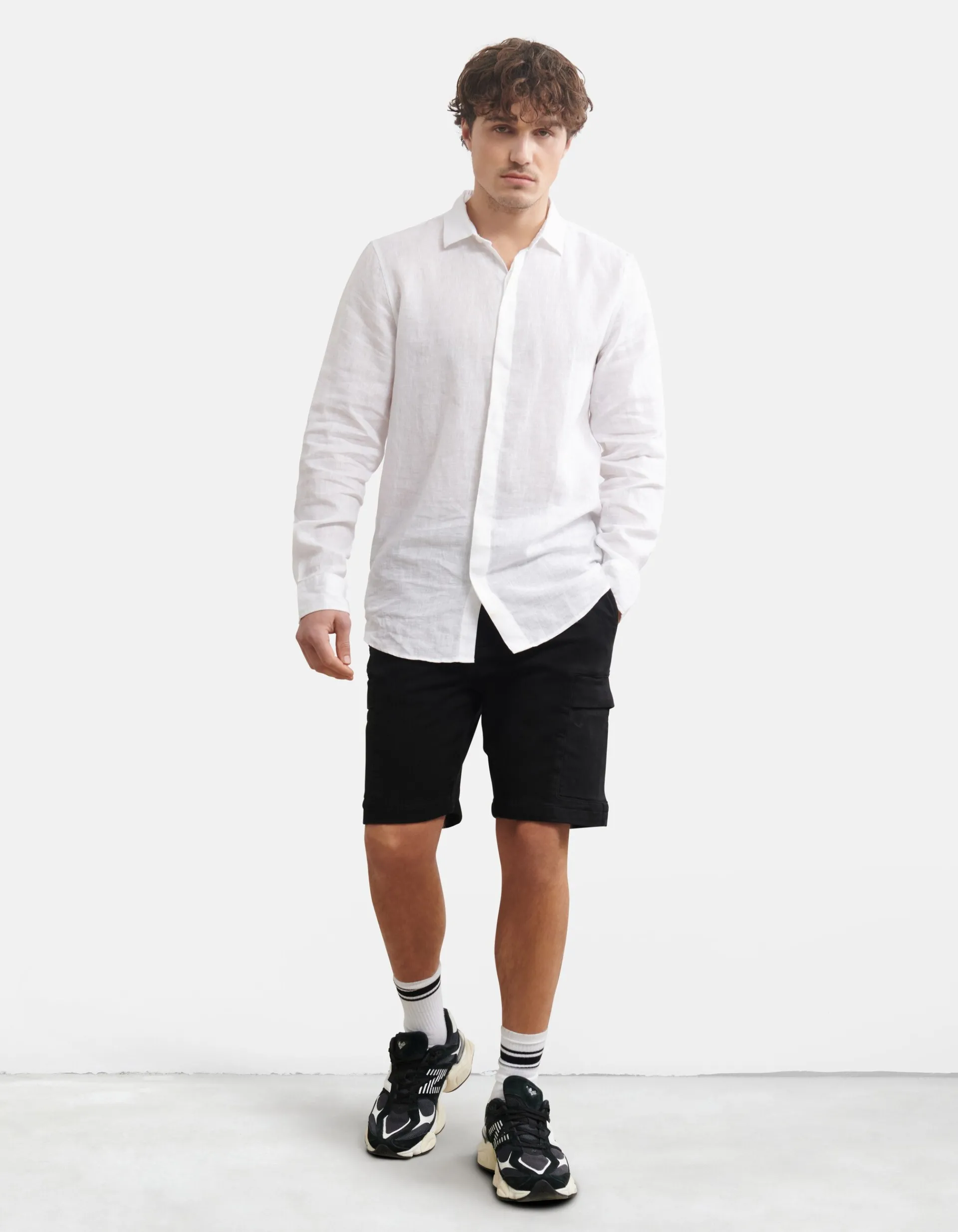 Shoeby Cargo Short Zwart<Heren Shorts