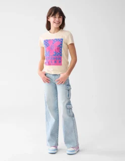 Shoeby Cargo Straight Fit Jeans Bleached< Jeans