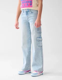 Shoeby Cargo Straight Fit Jeans Bleached< Jeans