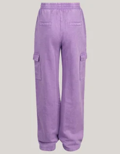 Shoeby Cargo Wide Leg Broek Paars< Broeken
