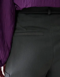 Shoeby Cargo Wide Leg fit Broek Donkergrijs<DAMES Broeken