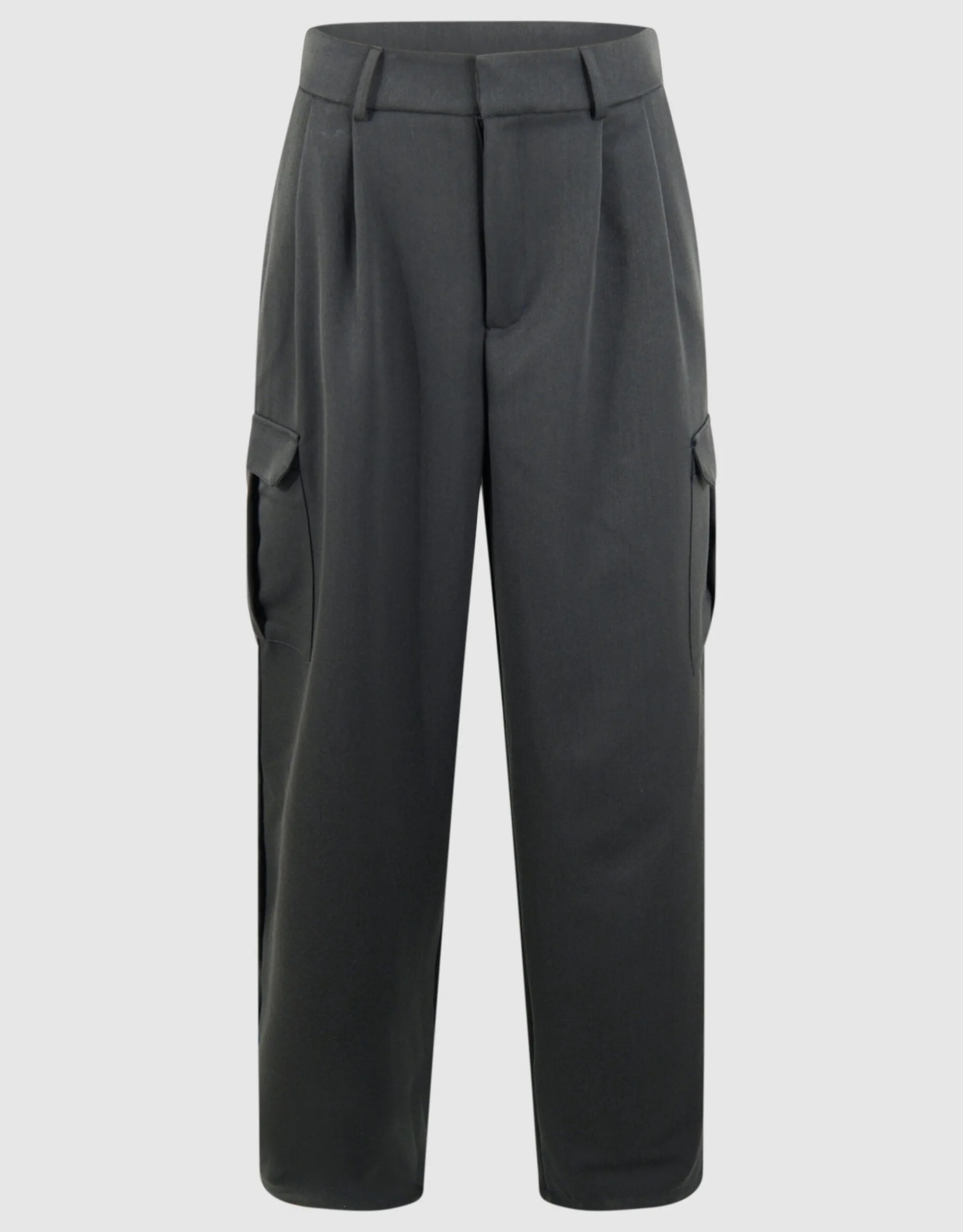 Shoeby Cargo Wide Leg fit Broek Donkergrijs<DAMES Broeken