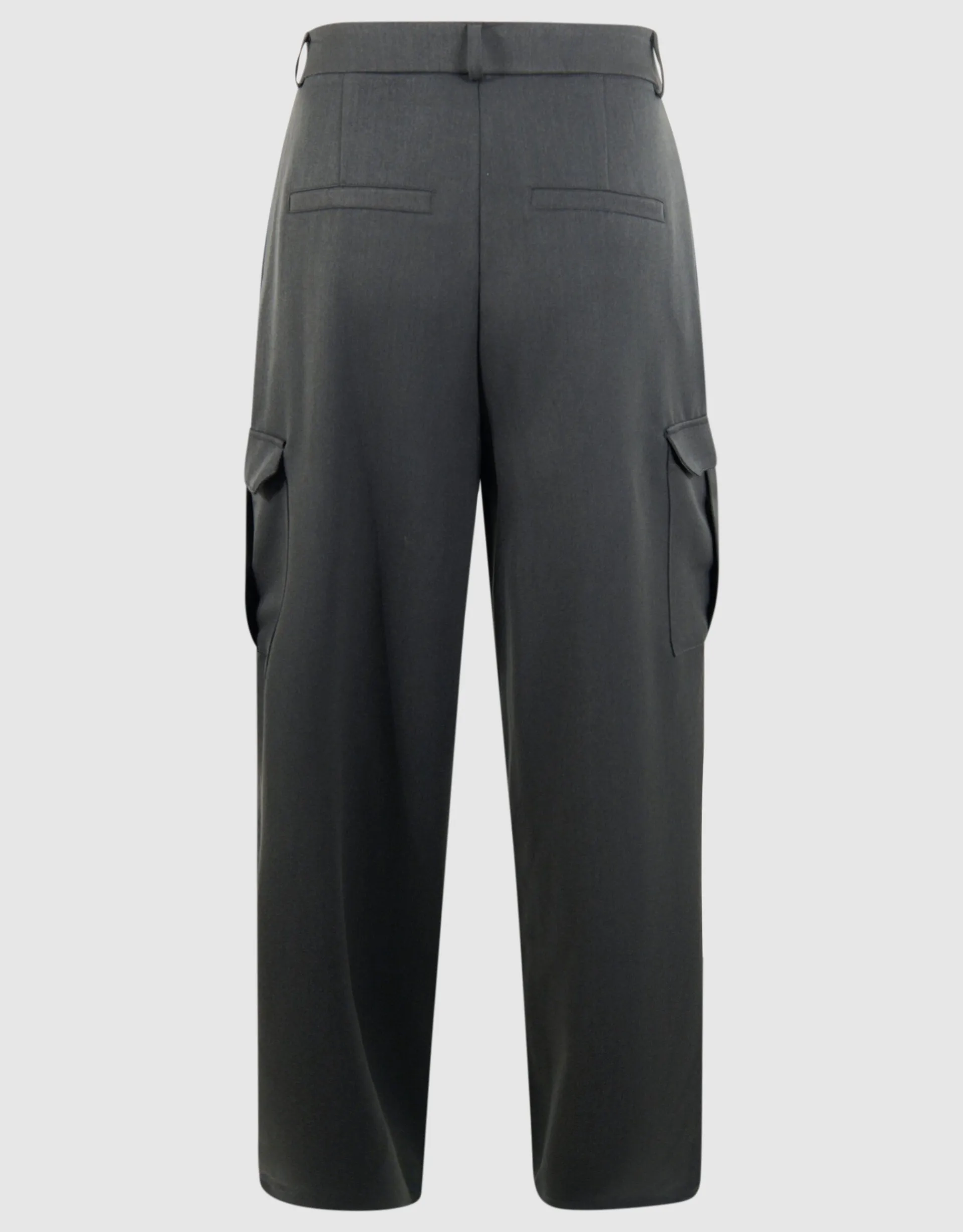 Shoeby Cargo Wide Leg fit Broek Donkergrijs<DAMES Broeken