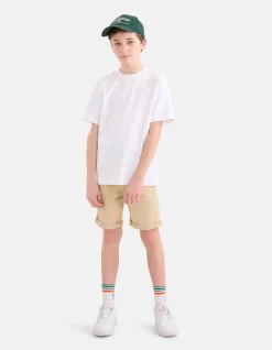 Shoeby Casual Twill Short Beige< Shorts