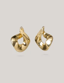 Shoeby Chain Hoop Oorbellen Goud<DAMES Sieraden