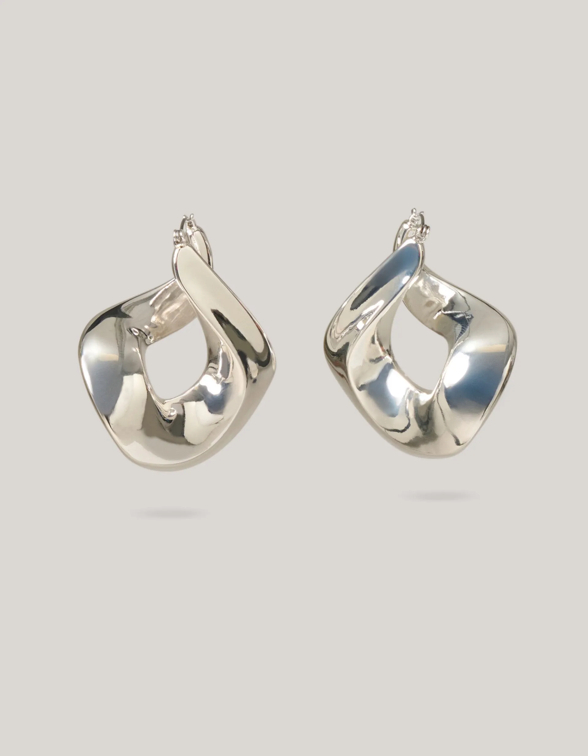 Shoeby Chain Hoop Oorbellen Zilver<DAMES Sieraden