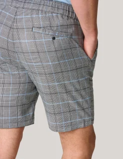 Shoeby Check Short Grijs<Heren Shorts