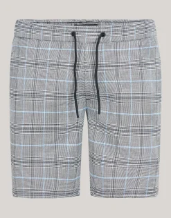 Shoeby Check Short Grijs<Heren Shorts