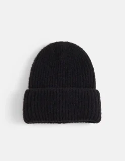 Shoeby Chunky Beanie Zwart<DAMES Sjaals En Mutsen