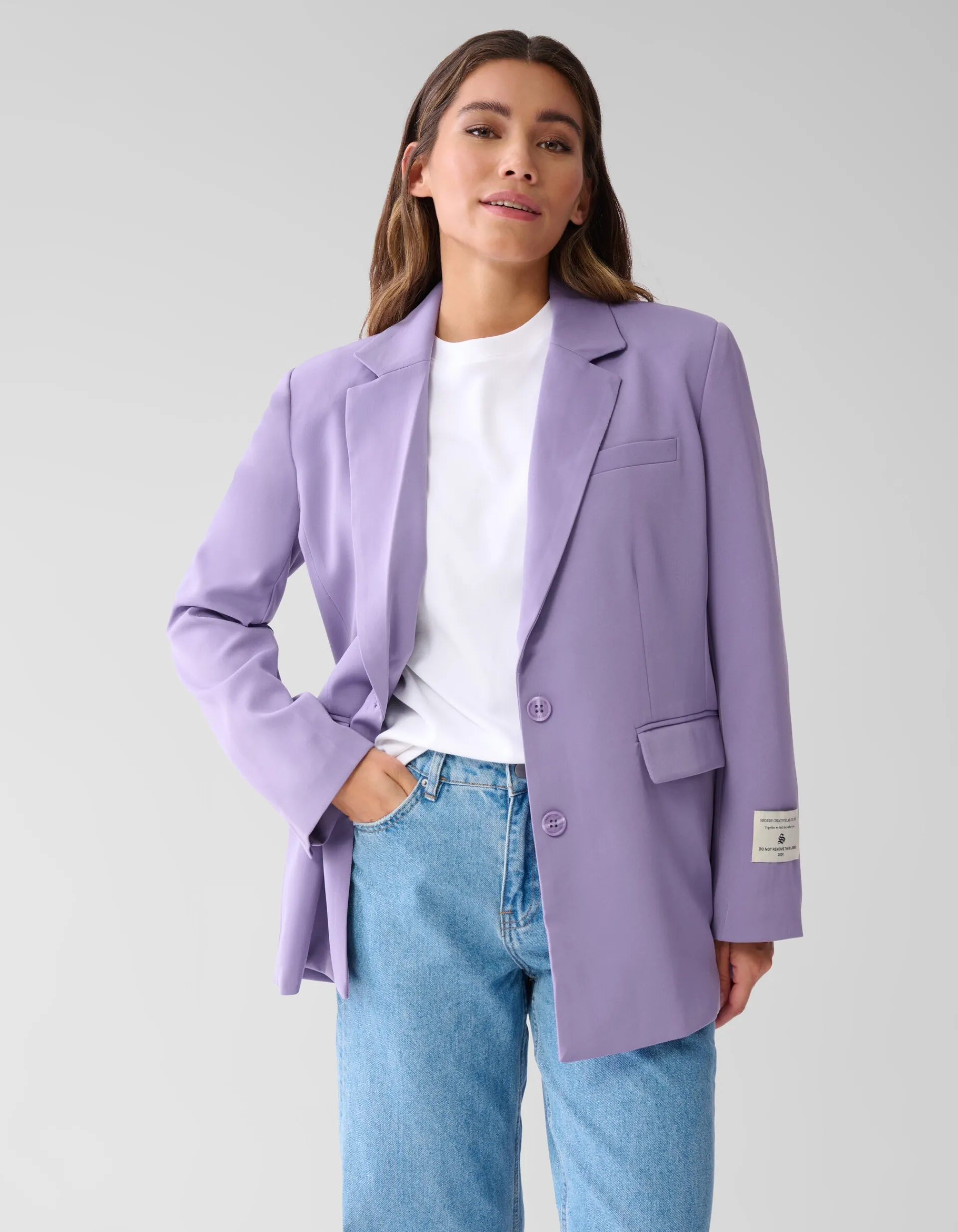 Shoeby City Label Blazer Paars<DAMES Blazers