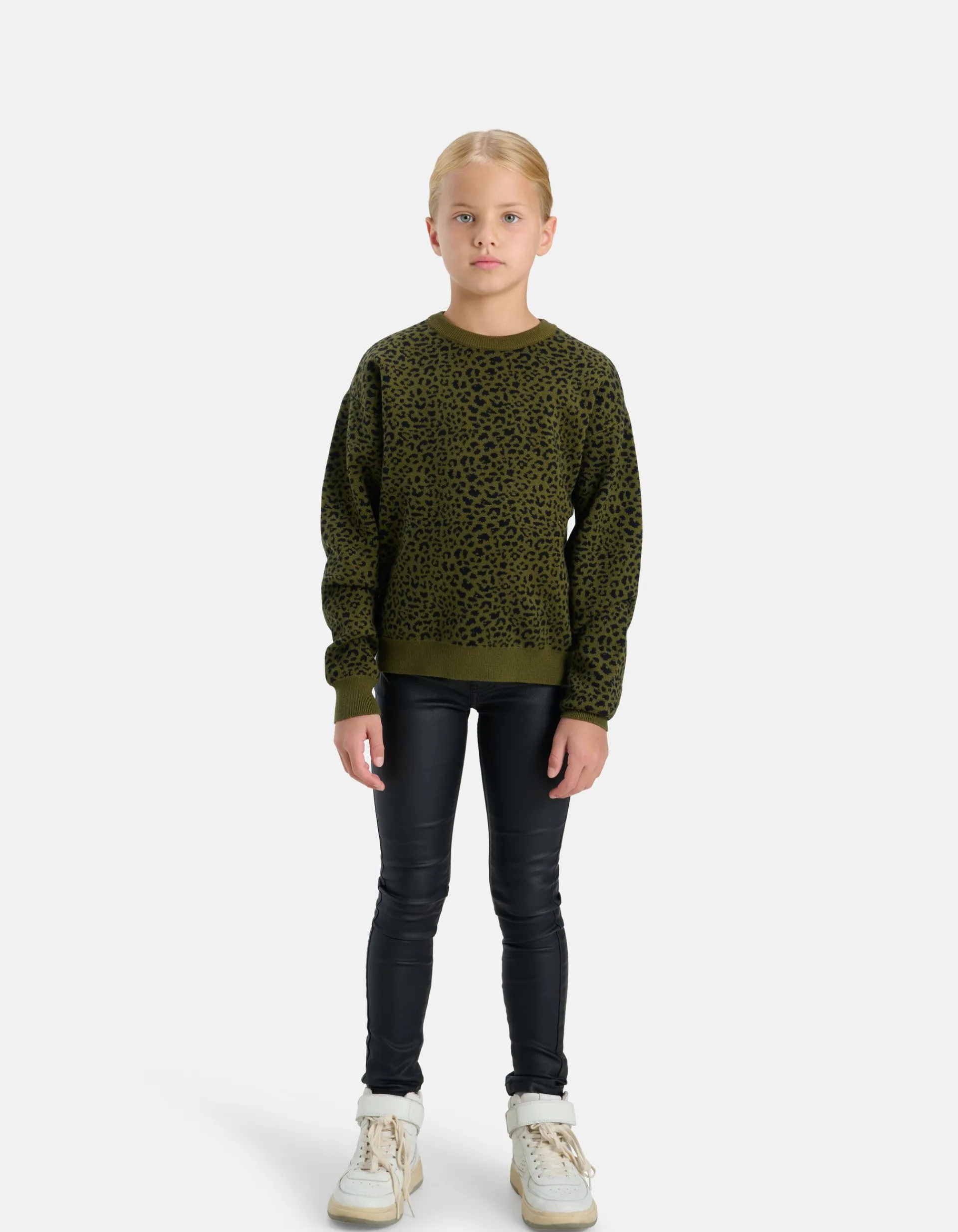 Shoeby Coated Tregging Zwart< Broeken