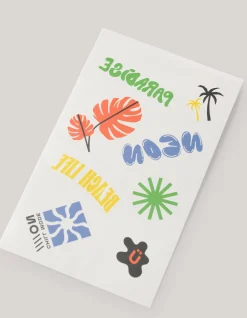 Shoeby Colorful Plaktattoo< Overige Accessoires