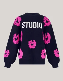 Shoeby Contrast Trui Zwart<DAMES Truien En Sweaters