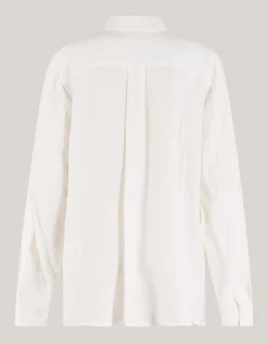 Shoeby Creative Embro Blouse Gebroken Wit<DAMES Blouses