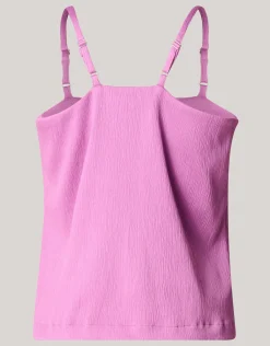 Shoeby Crinkle Singlet Roze<DAMES Tops