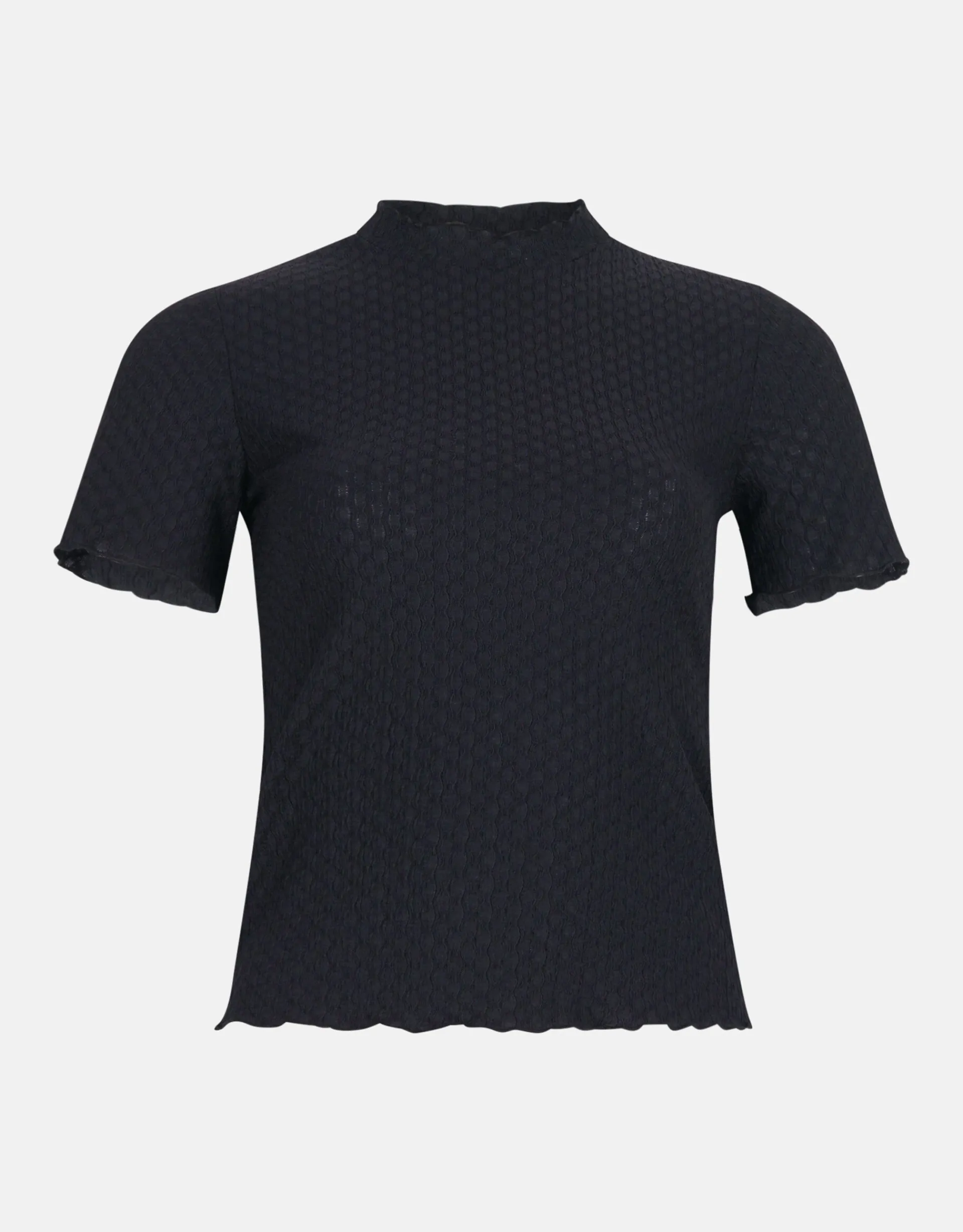 Shoeby Crinkle Top Zwart<DAMES Tops