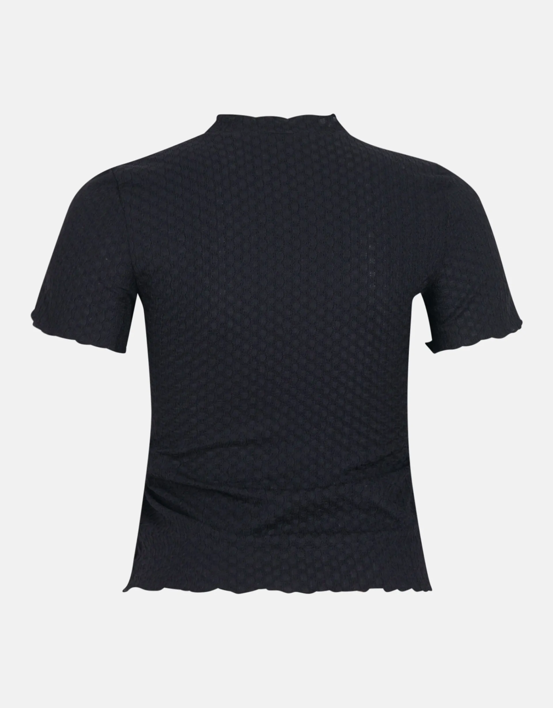 Shoeby Crinkle Top Zwart<DAMES Tops