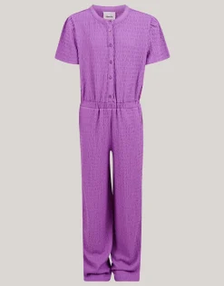 Shoeby Crochet Jumpsuit Donkerpaars< Jumpsuits
