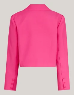Shoeby Cropped Blazer Roze< Blazers