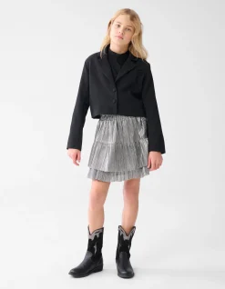 Shoeby Cropped Blazer Zwart< Blazers