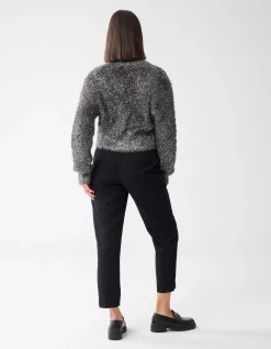 Shoeby Cropped Pantalon Zwart<DAMES Broeken