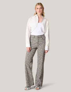 Shoeby Cropped Poplin Blouse Wit<DAMES Blouses