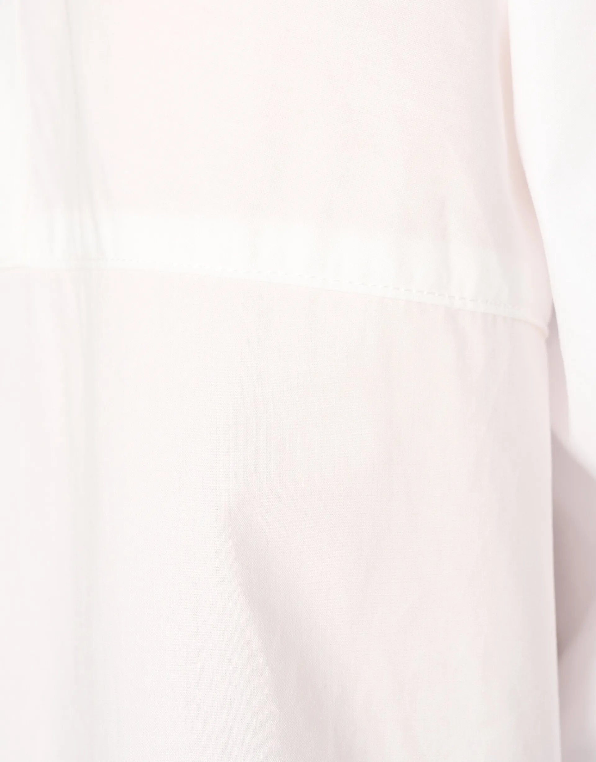 Shoeby Cropped Poplin Blouse Wit<DAMES Blouses