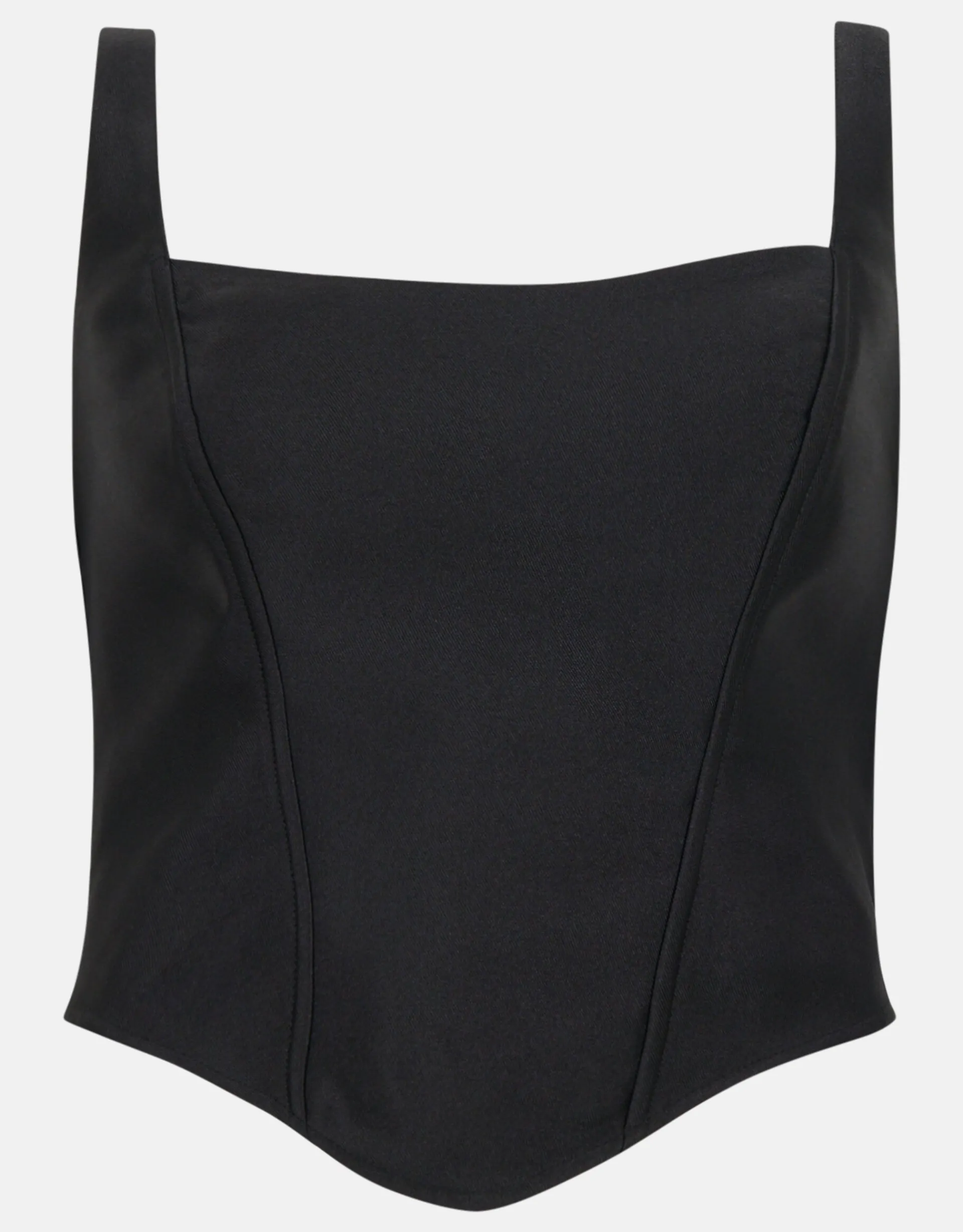 Shoeby Cropped Top Zwart<DAMES Tops