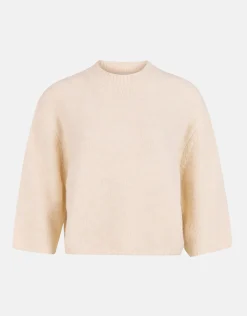 Shoeby Cropped Trui Gebroken Wit<DAMES Truien En Sweaters