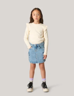 Shoeby Denim Cargo Rok Blauw< Rokken