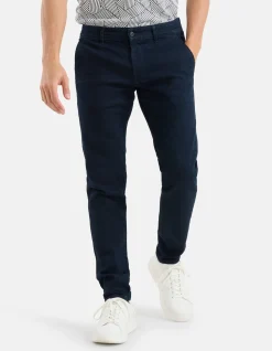 Shoeby Denim Chino Donkerblauw L32<Heren Jeans