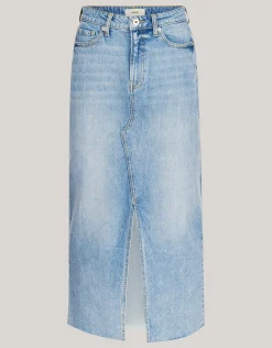 Shoeby Denim Midi Rok<DAMES Rokken