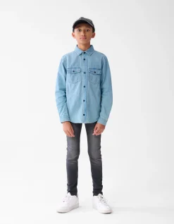 Shoeby Denim Overhemd Blauw< Overhemden