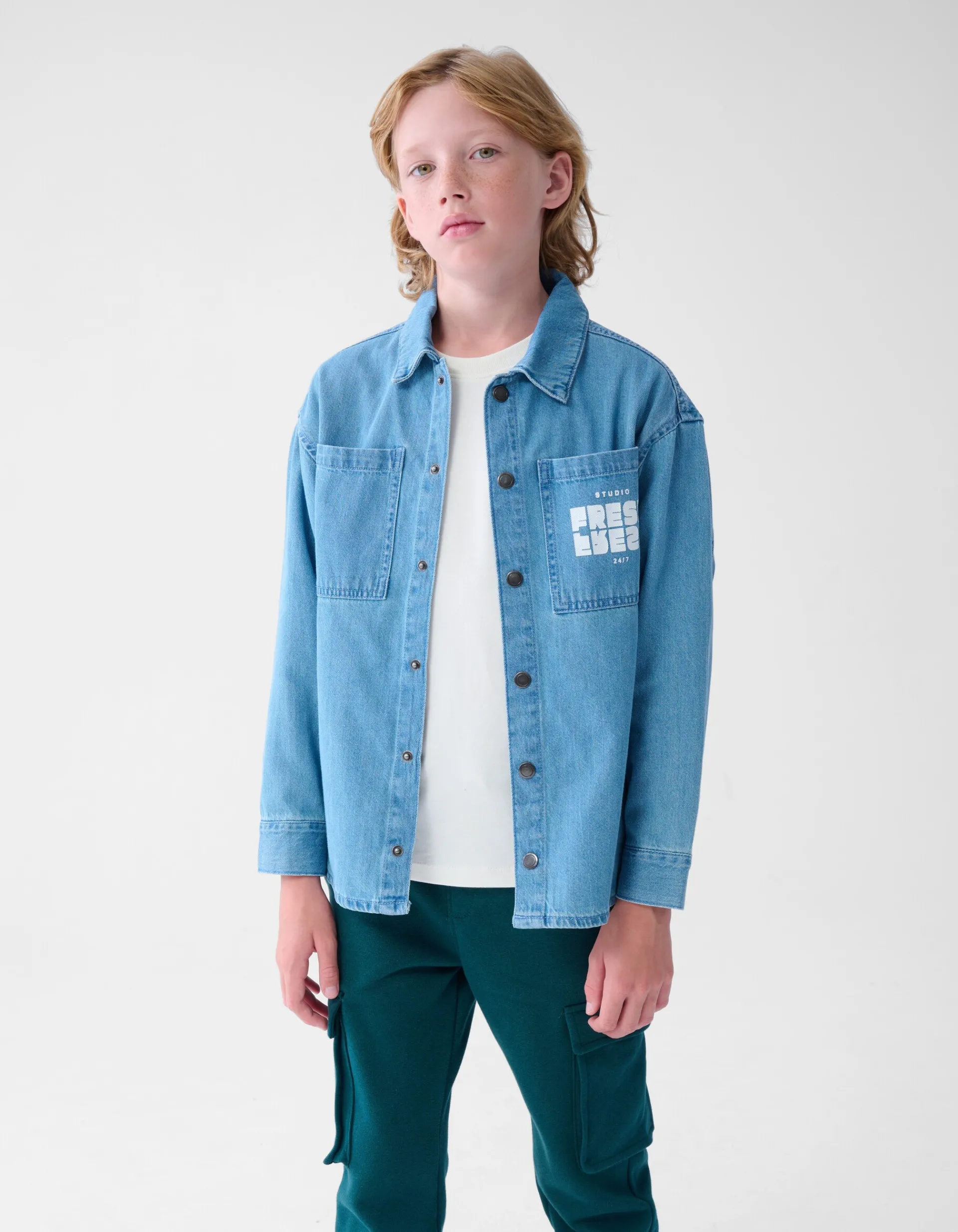 Shoeby Denim Overhemd Blauw< Overhemden