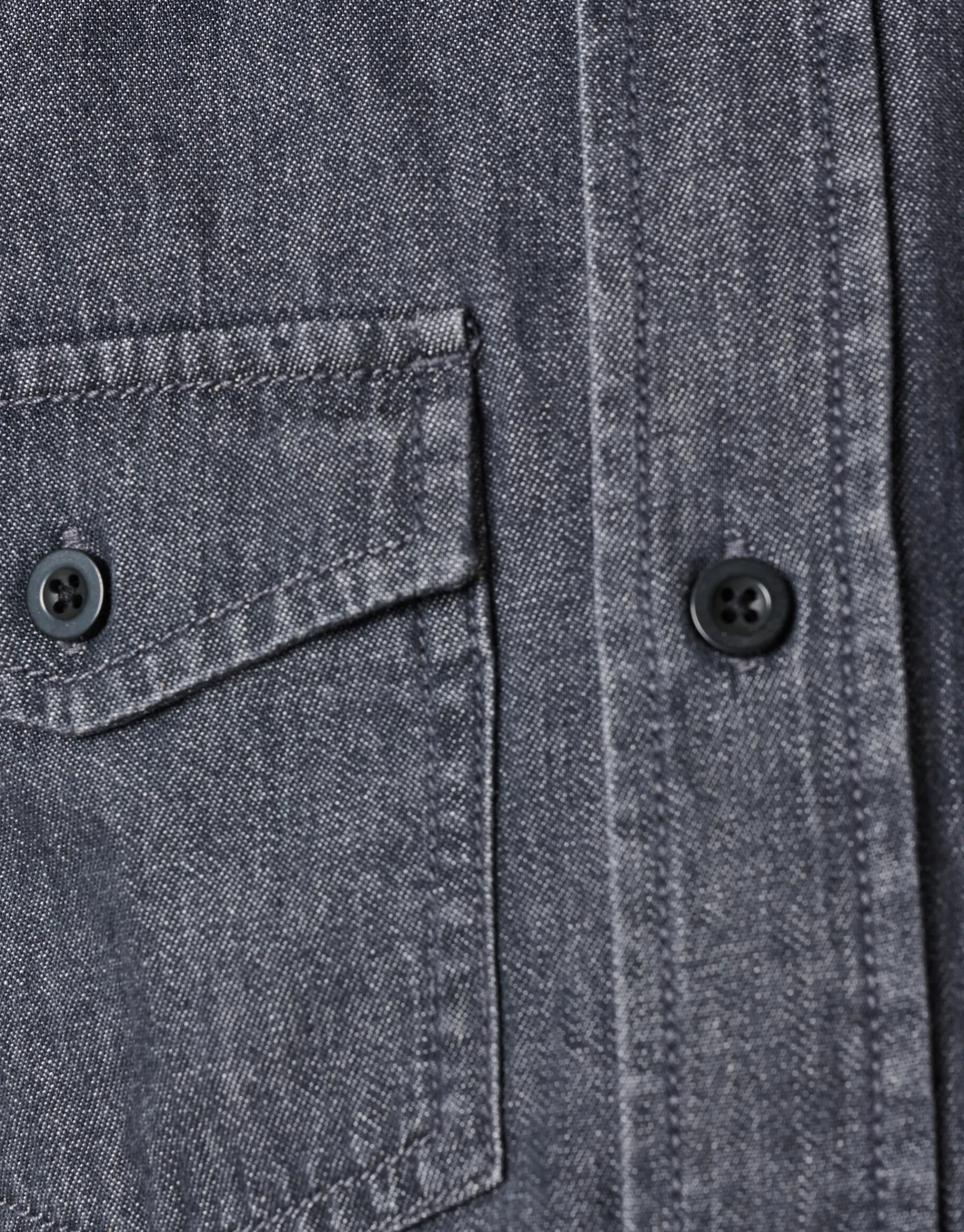Shoeby Denim Overhemd Donkergrijs< Overhemden