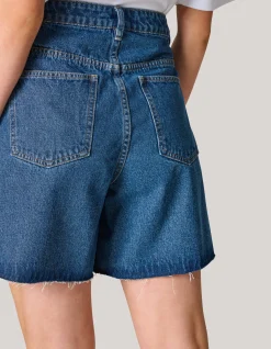 Shoeby Denim Short Donkerblauw<DAMES Shorts