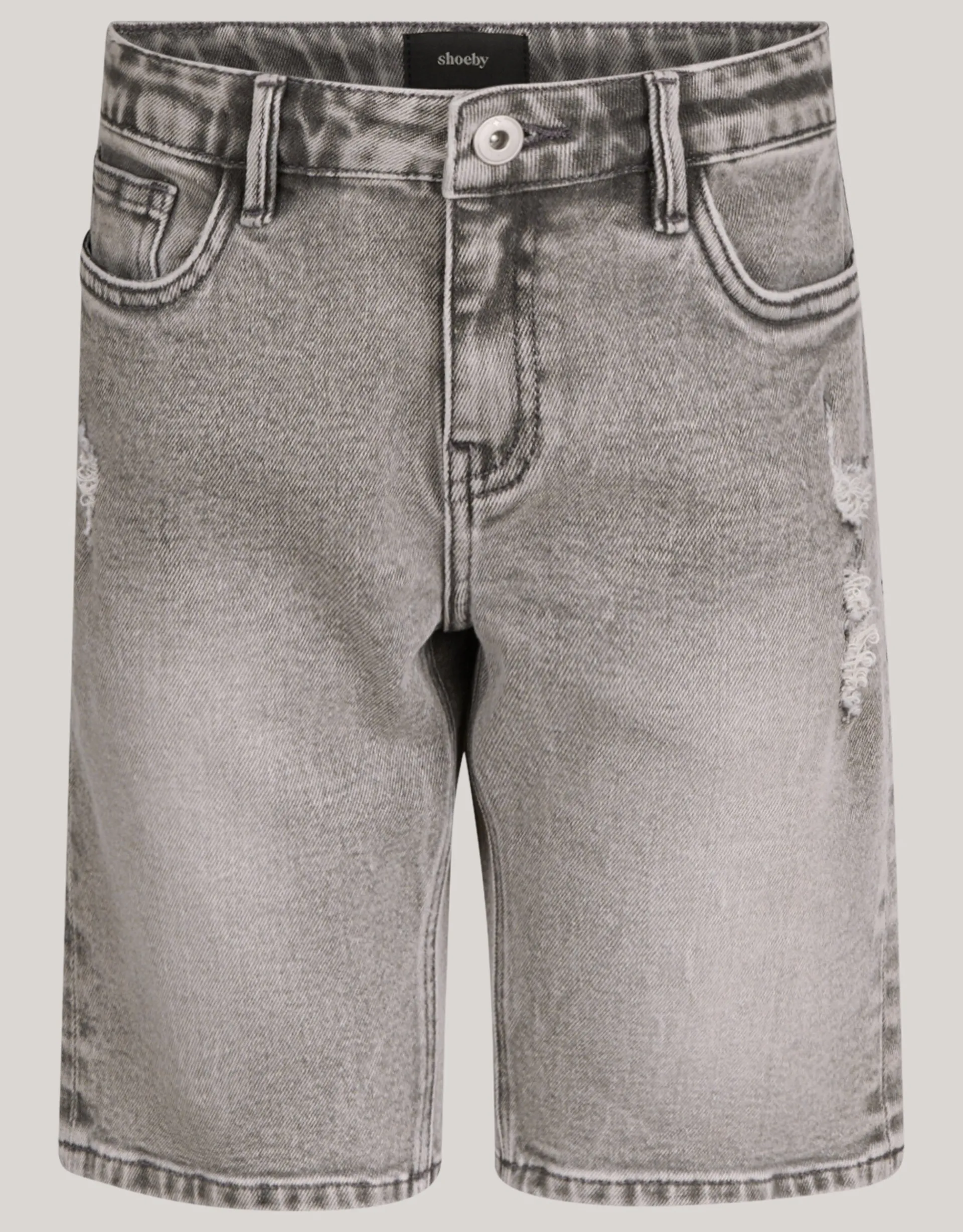Shoeby Denim Short Lichtgrijs< Shorts
