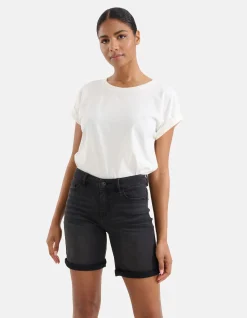 Shoeby Denim Short Zwart<DAMES Shorts