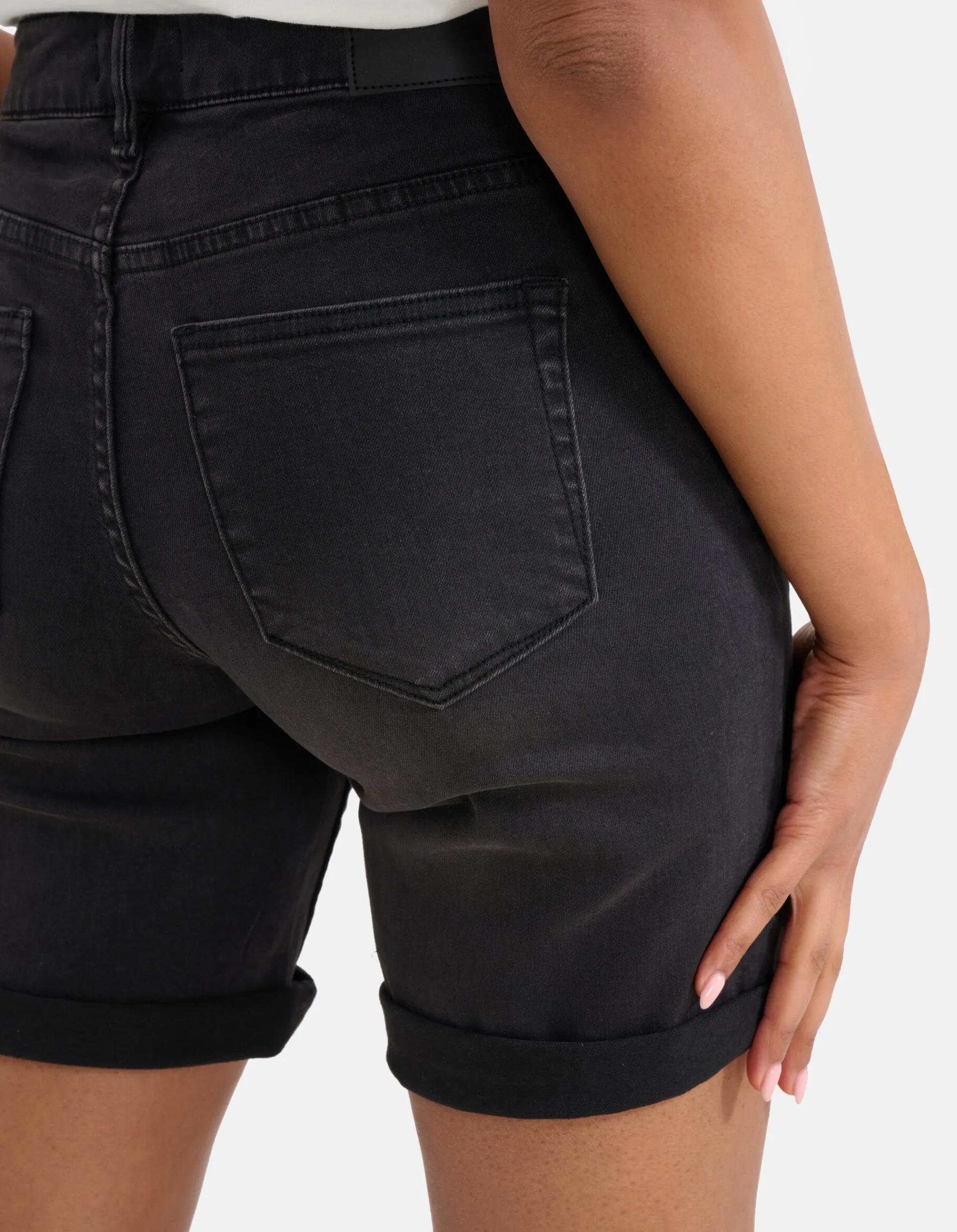 Shoeby Denim Short Zwart<DAMES Shorts